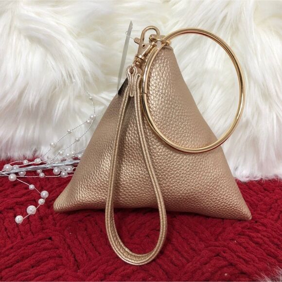 Perfect Image | Gold-tone New York Wristlet - Picture 6 of 6